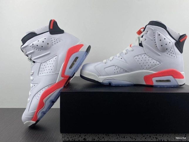 Rep TBK Infrared (2014) 6 White 384664-123 Retro Jordan 0722